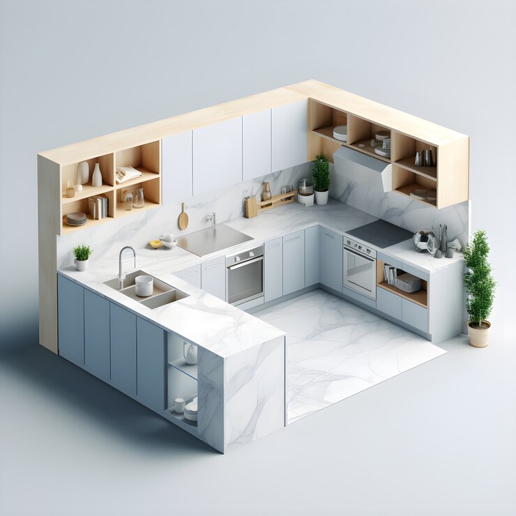Foto grátis modelo 3d do quarto da casa