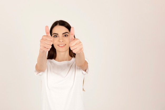 Foto grátis modelo com boa expressão