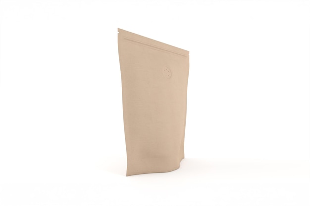Modelo de saco de papel Kraft castanho