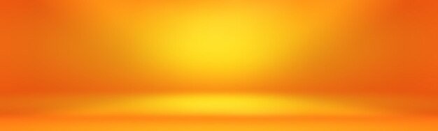 Modelo de web studioroom design de layout de fundo laranja abstrato Relatório de negócios com cor de gradiente de círculo suave