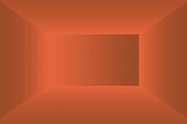 Modelo de web studioroom design de layout de fundo laranja abstrato relatório de negócios com cor de gradiente de círculo suave