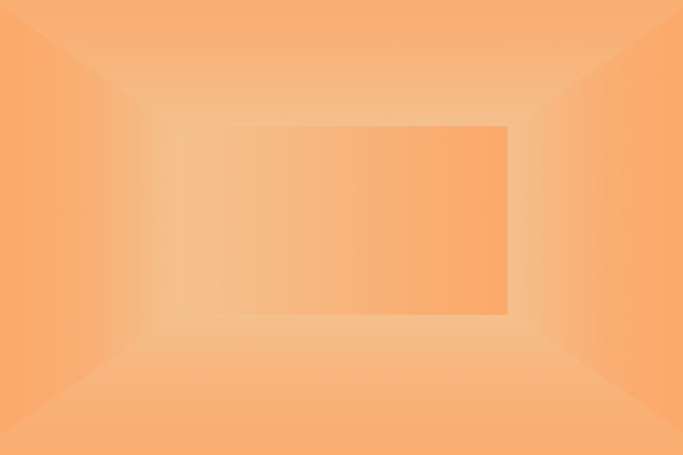 Modelo de web studioroom design de layout de fundo laranja abstrato Relatório de negócios com cor de gradiente de círculo suave