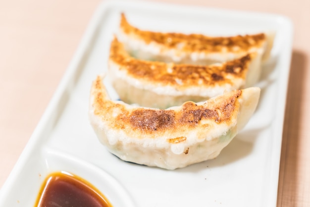 molho de carne de porco dumpling gourmet