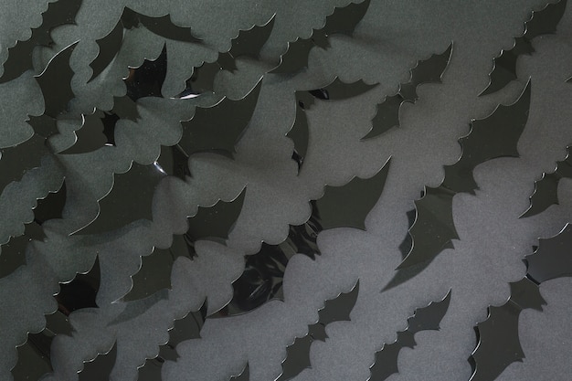 Foto grátis morcegos de halloween de plástico de tamanho diferente