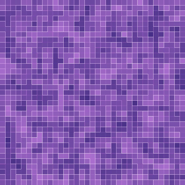 Foto grátis mosaico quadrado roxo brilhante para fundo textural.