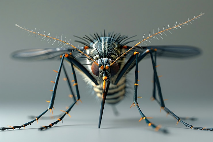 Foto grátis mosquito 3d em estúdio