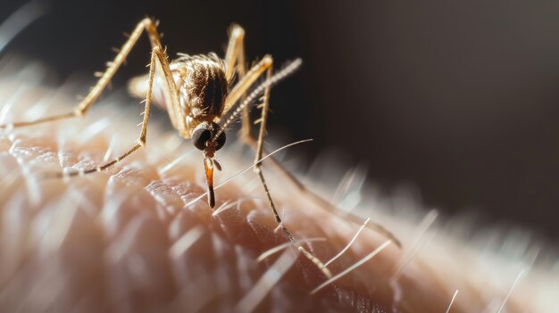 Foto grátis mosquito altamente detalhado