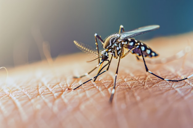 Mosquito altamente detalhado