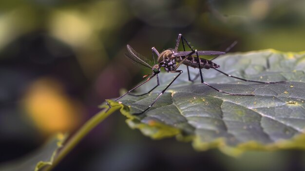 Mosquito altamente detalhado