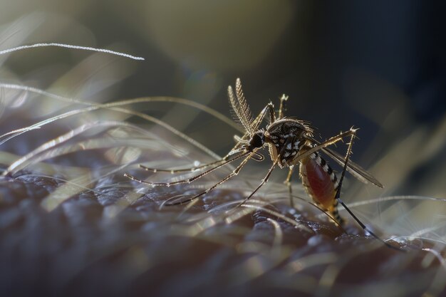 Mosquito altamente detalhado