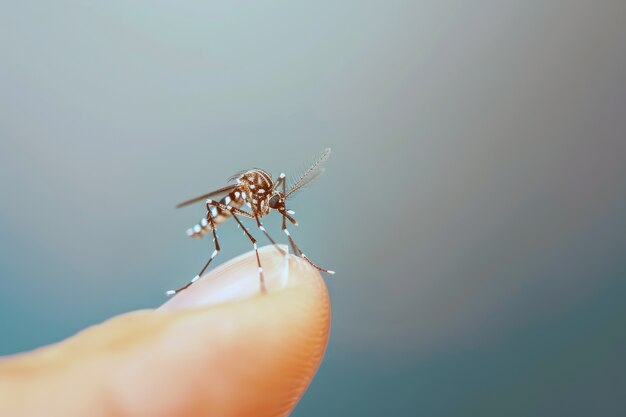 Mosquito altamente detalhado