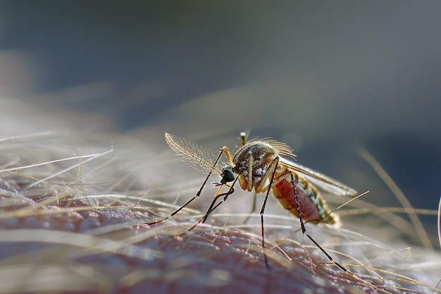 Foto grátis mosquito altamente detalhado