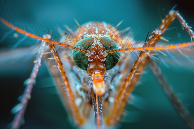 Mosquito altamente detalhado