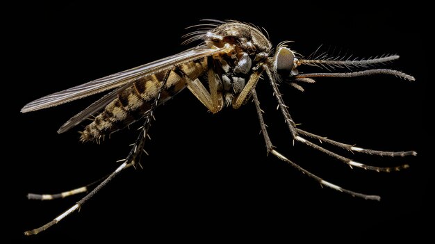 Mosquito altamente detalhado