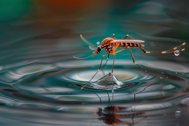 Mosquito altamente detalhado