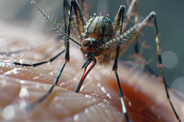 Mosquito altamente detalhado