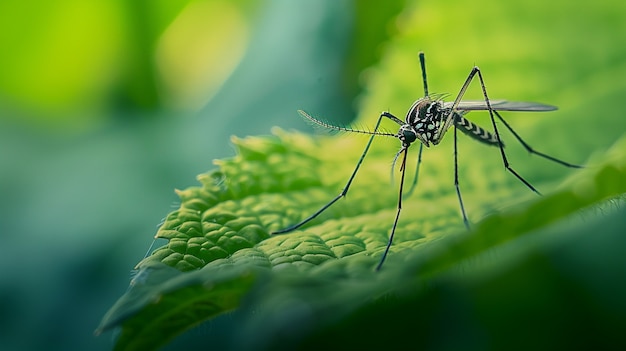 Foto grátis mosquito de perto na natureza