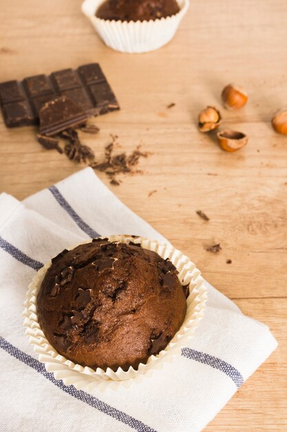 Muffin de chocolate