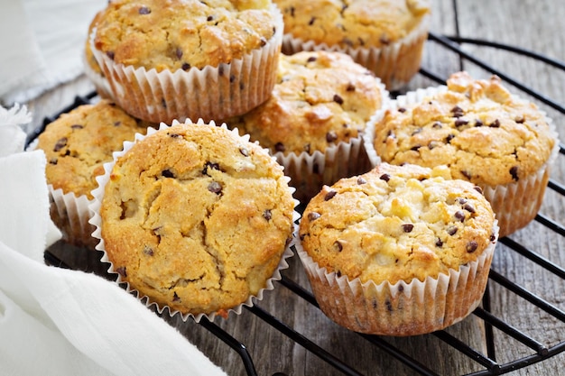 Muffins de aveia e amêndoa sem glúten