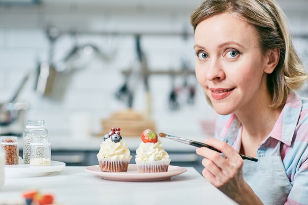 Muffins de decoração