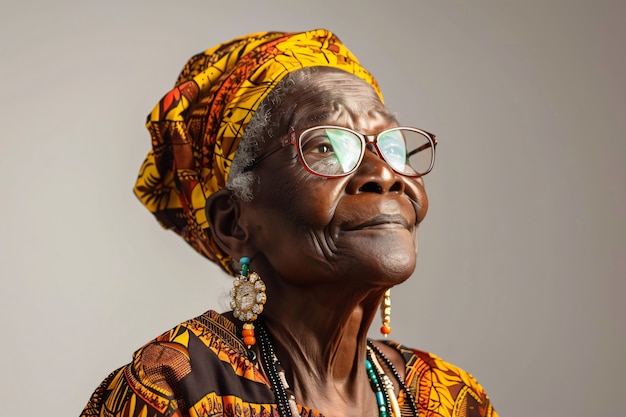 Foto grátis mulher africana posando em estúdio