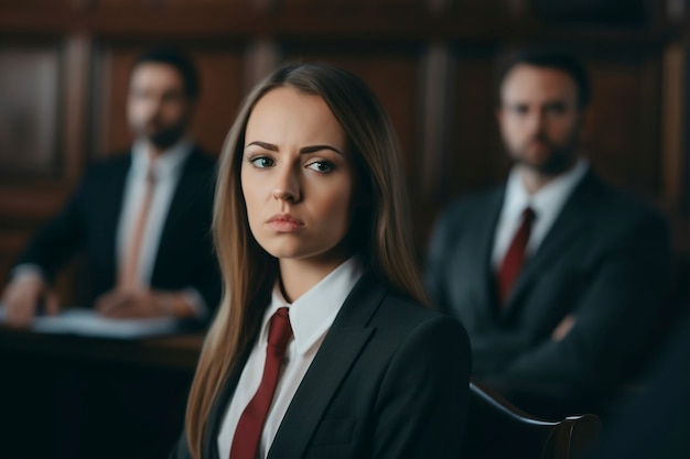 Foto grátis mulher de porte médio que trabalha como advogada