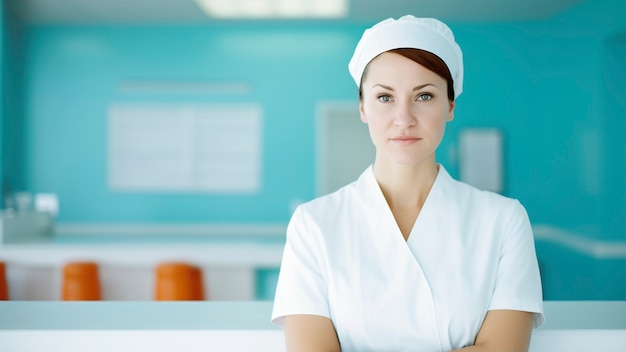 Foto grátis mulher de porte médio que trabalha como enfermeira