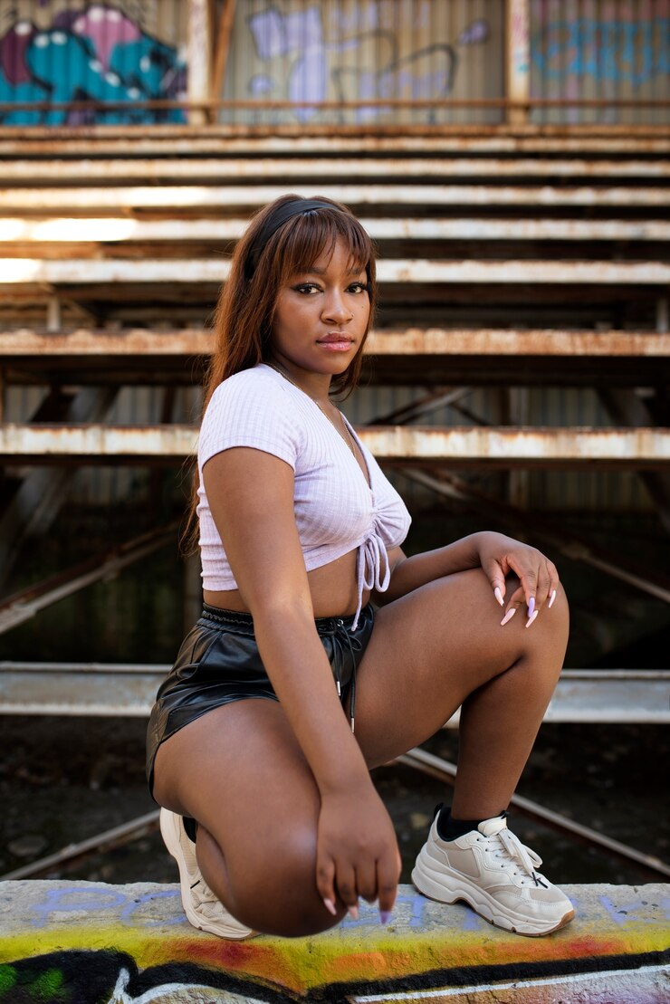 Foto grátis mulher de tiro completo rebolando na festa