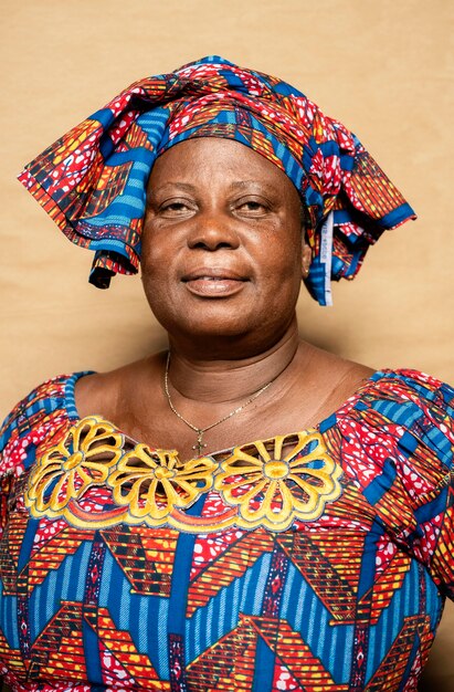 Mulher idosa africana