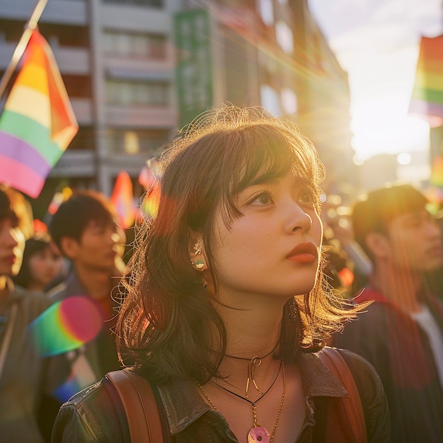 Foto grátis mulheres celebrando o dia do orgulho