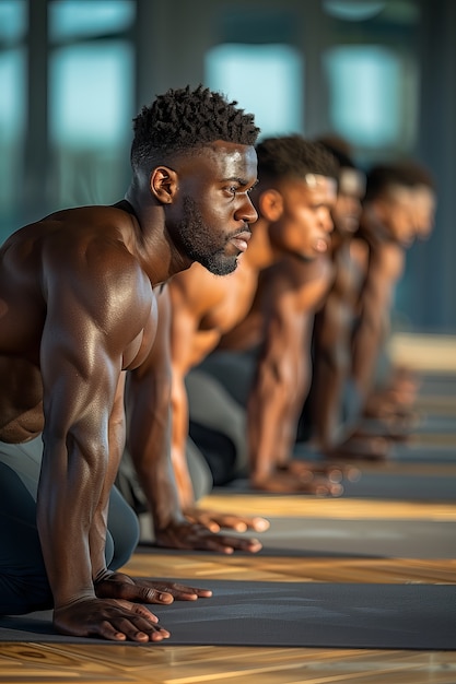 Foto grátis mulheres negras a praticar ioga