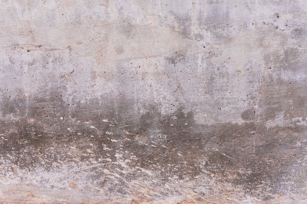Muro de concreto com manchas