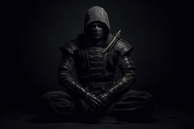 Foto grátis naruto, um ninja de estilo escuro.