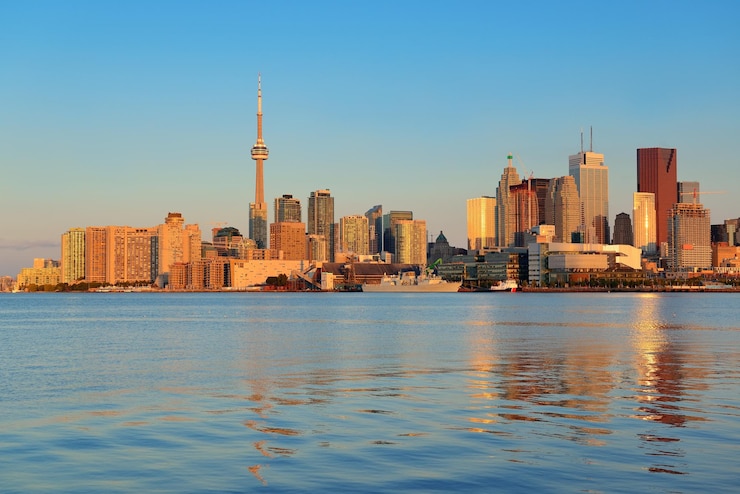 Foto grátis nascer do sol em toronto