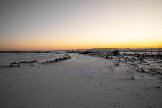 Foto grátis natural bela paisagem de inverno