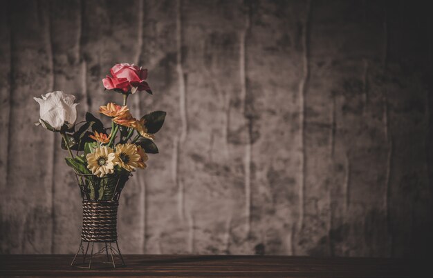 Natureza morta com vasos de flores