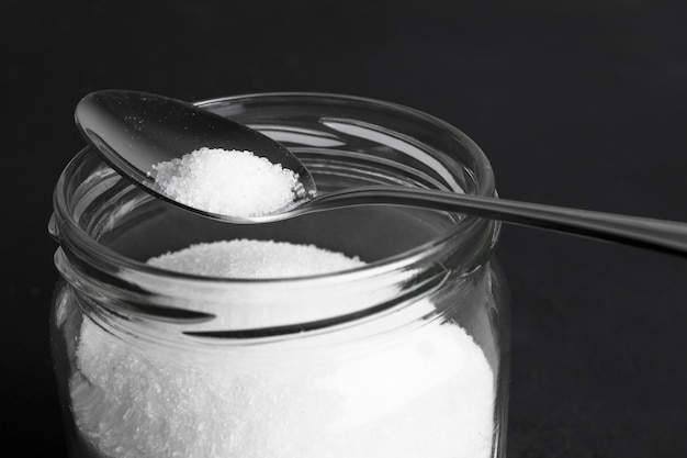 Natureza morta de adoçante xilitol