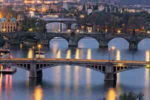 Foto grátis noite em praga