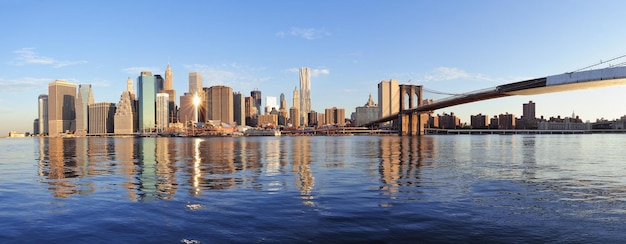 Foto grátis nova york pela manhã