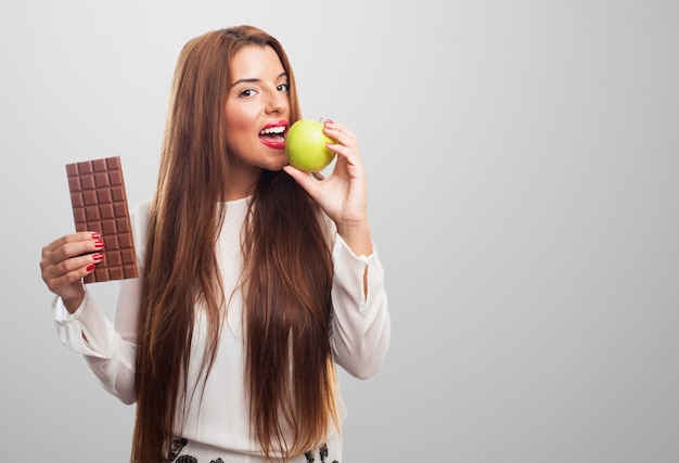 Foto grátis nutrição tentação saborosa bastante pessoa