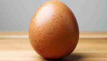 Foto grátis o ovo fresco cozido simboliza a nova vida e a celebração da páscoa gerada pela inteligência artificial