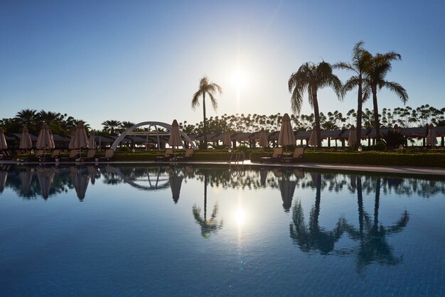 O popular resort com piscinas e parques aquáticos na Turquia. Hotel. Recorrer.