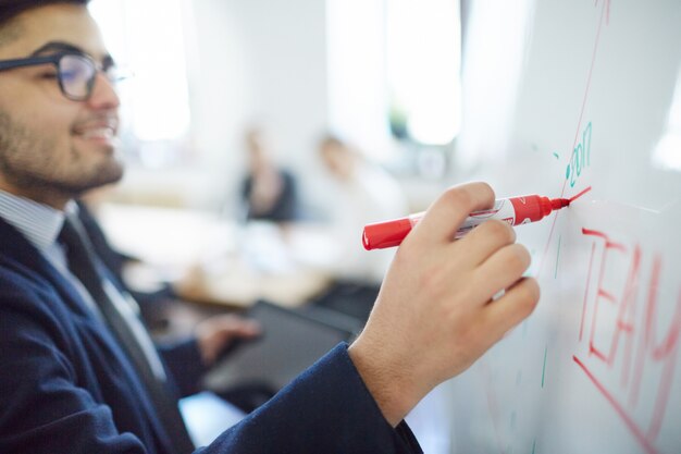 O trabalho em equipe é importante