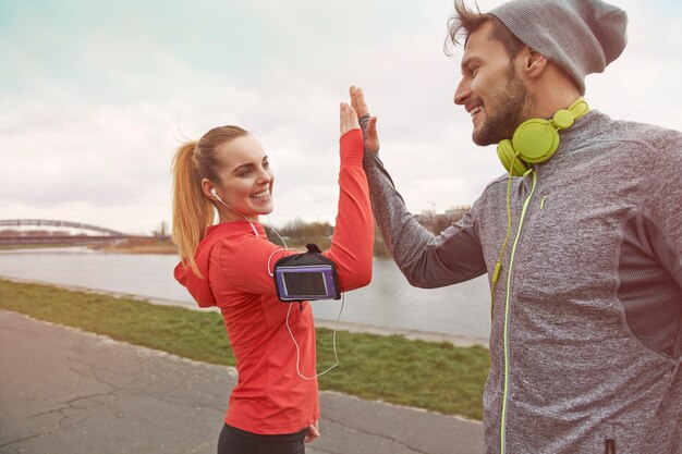 O treino com você sempre é um sucesso