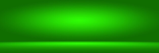 O verde e o verde claro desfocam o fundo gradiente.