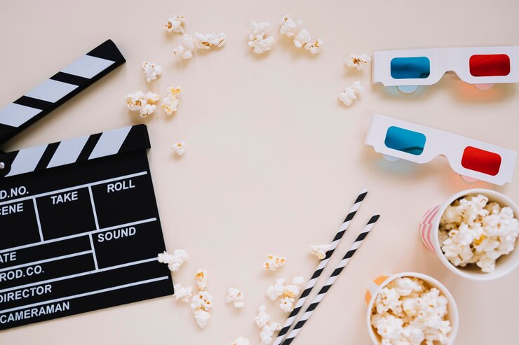 Foto grátis objetos de filme