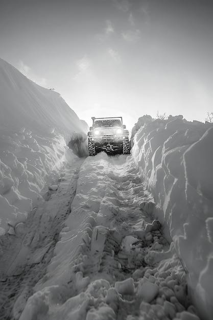 Foto grátis off-road car in the wilderness