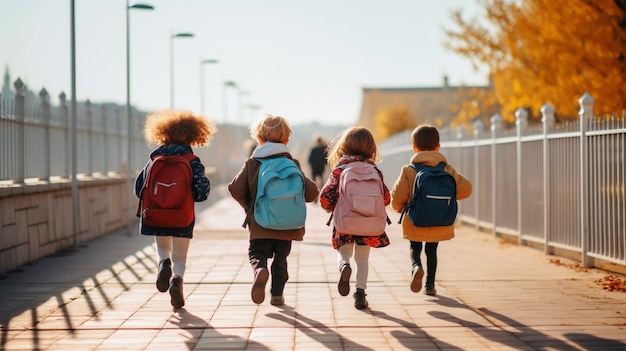 Foto grátis opinião dos jovens estudantes que frequentam a escola