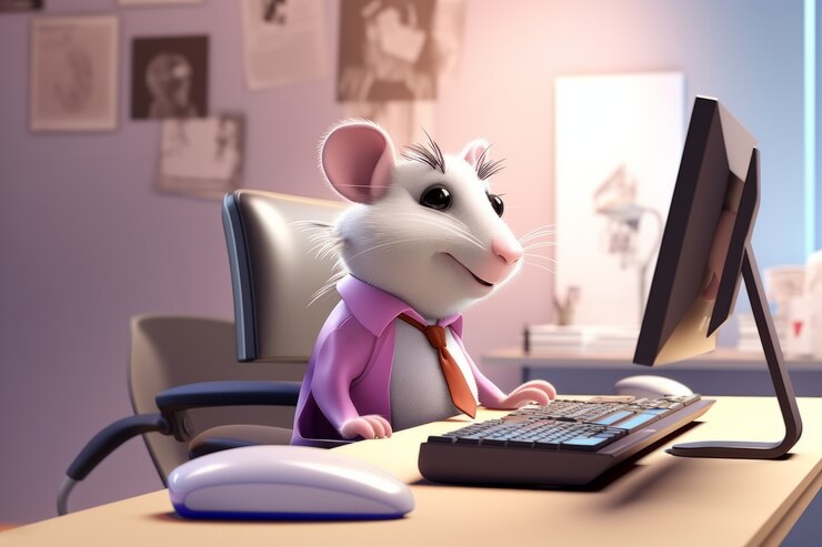 Foto grátis oposso bonito com computador .