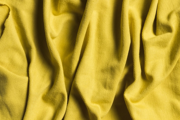 Ornamento amarelo dentro de casa decoração tecido material